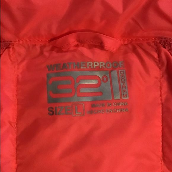 Weatherproof 32 degrees pink puffer jacket size large - Picture 5 of 10